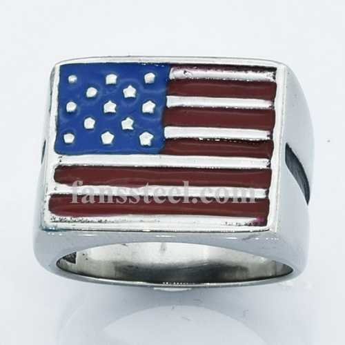 FSR12W59 rectangle stars lines flag ring - Click Image to Close